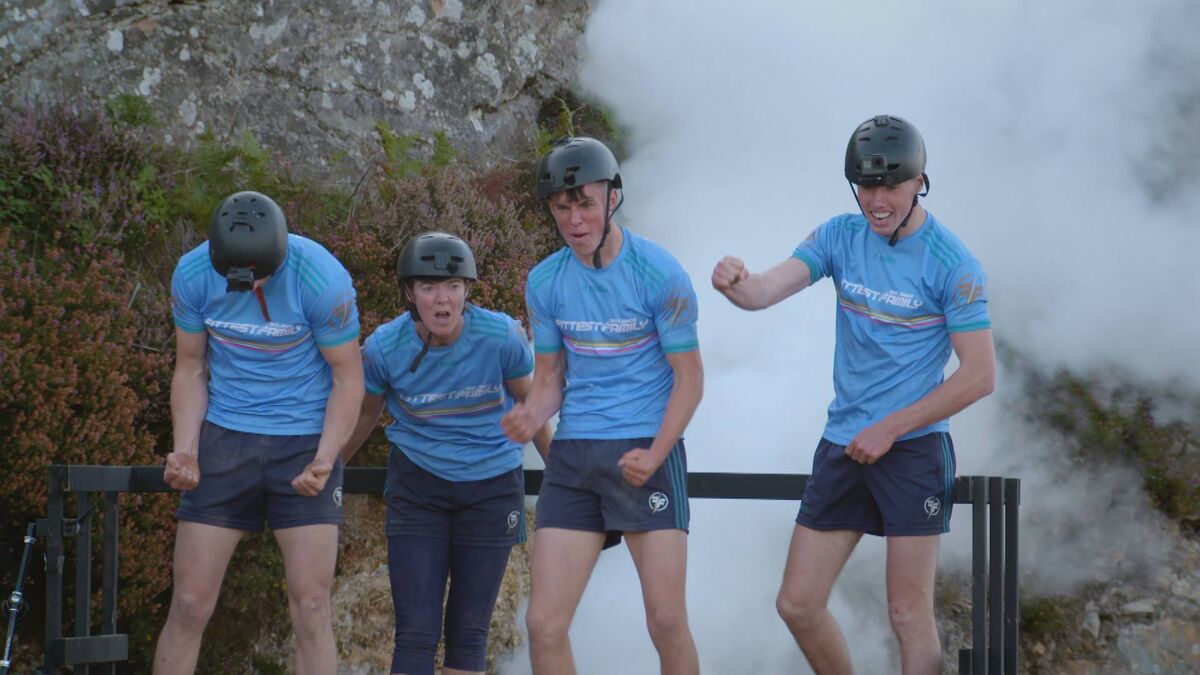 The Mahoneys from Wexford walked away with the hardearned title of Ireland's Fittest Family 2021. Davy Fitzgerald was their coach and mentor. 