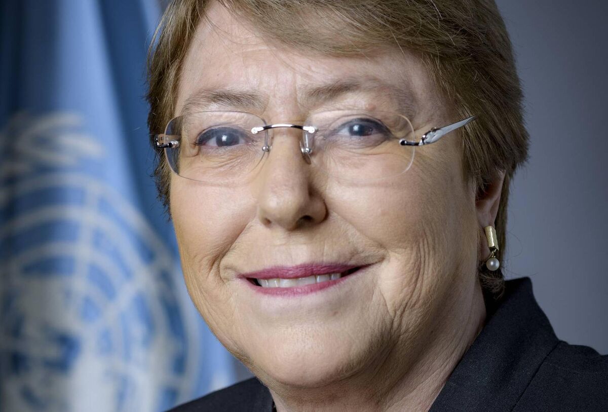 Mrs Robinson had stated that she issued a report of her visit with the Sheikha to her successor as UN High Commissioner for Human Rights, Michelle Bachelet. 	File Picture