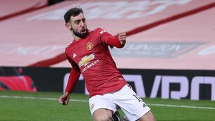 <p>Bruno Fernandes has been a galvanising figure for Manchester United (Martin Rickett/PA)</p>