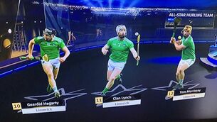 <p>Limerick clean sweep of half-forward line Picture: RTÉ Sport</p>