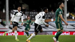 <p>Fulham’s Ademola Lookman scored the only goal in a 1-0 win over Sheffield United (Andrew Couldridge/PA)</p>