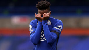 <p>Chelsea's Callum Hudson-Odoi: Was taken off 31 minutes after being introduced on Saturday.</p>