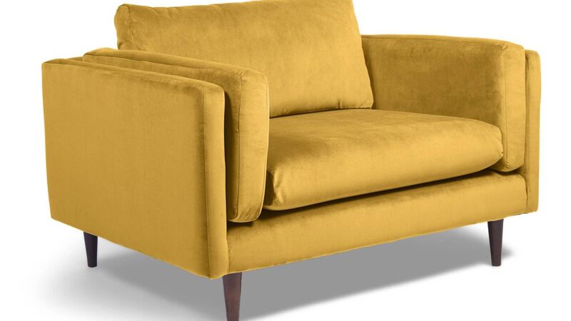 Snuggle up with statement sofas and Fairtrade flowers