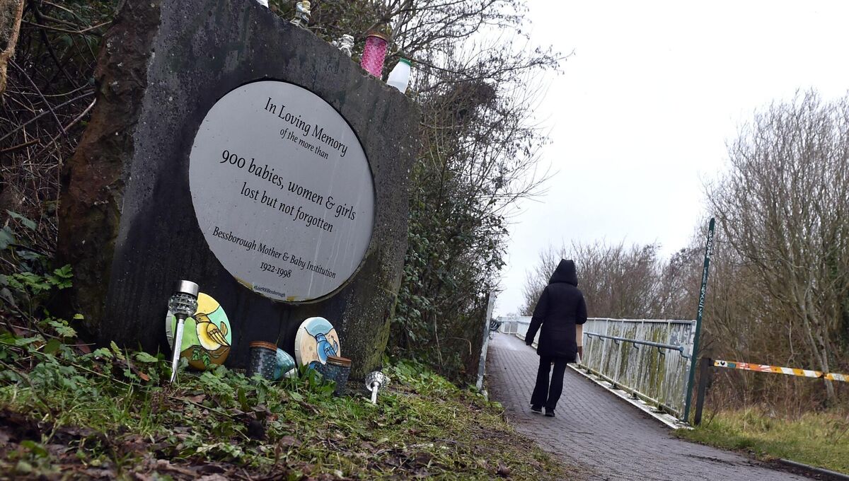 A plaque remembering the babies, women and girls on the Greenway between Rochestown and Blackrock in Cork of the former mother and baby home at Bessborough. The CSSA said the time has come to find the missing 859. Photo: Eddie O'Hare A plaque remembering the babies, women and girls on the Greenway between Rochestown and Blackrock in Cork of the former mother and baby home at Bessborough. The CSSA said the time has come to find the missing 859. Photo: Eddie O'Hare