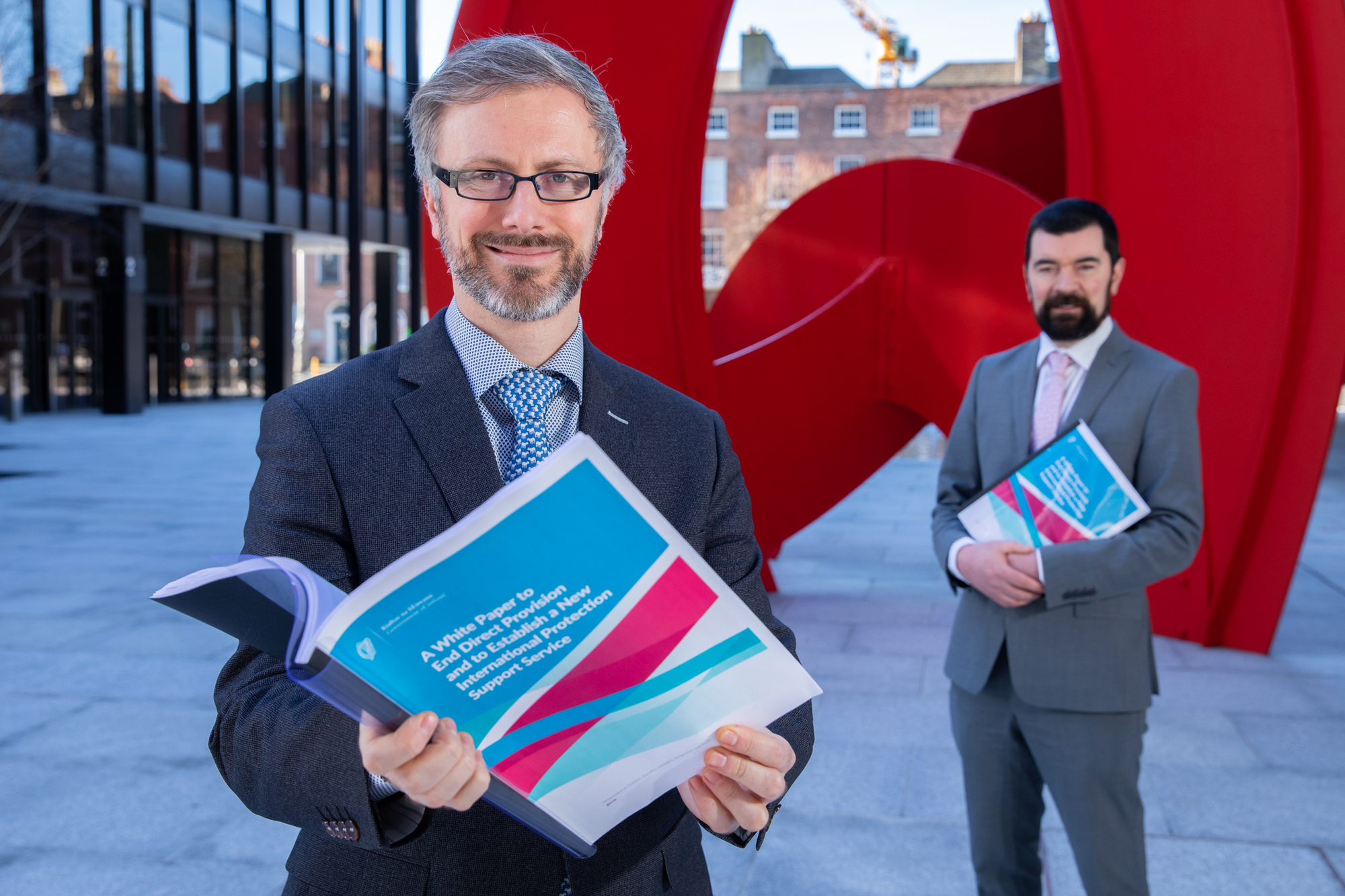 Minister O’Gorman said he is "open" to put the White Paper on ending Direct Provision on a statutory basis. Photo: Keith Arkins Media