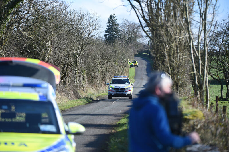 A number of checkpoints were set up in the area and the services of the garda air support units were requested to assist in the search for the van. Picture: Larry Cummins A number of checkpoints were set up in the area and the services of the garda air support units were requested to assist in the search for the van. Picture: Larry Cummins