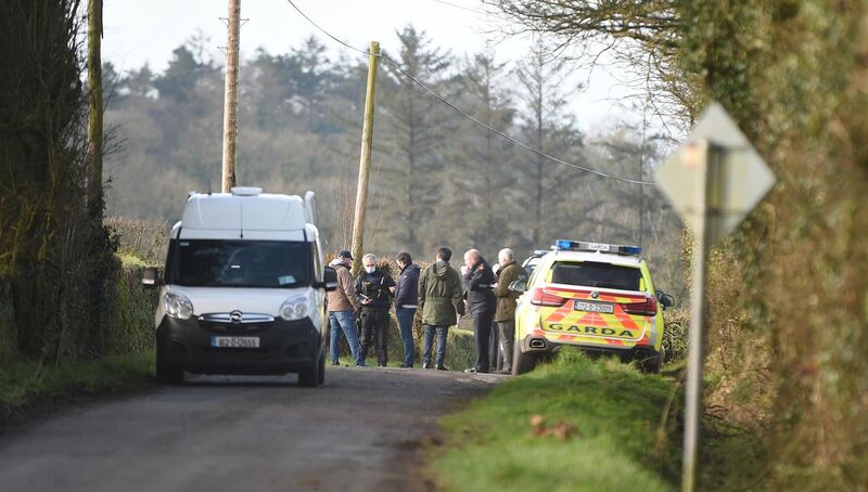 Gardaí at the scene near Killacluig church, North Cork this morning. Picture: Larry Cummins Gardaí at the scene near Killacluig church, North Cork this morning. Picture: Larry Cummins