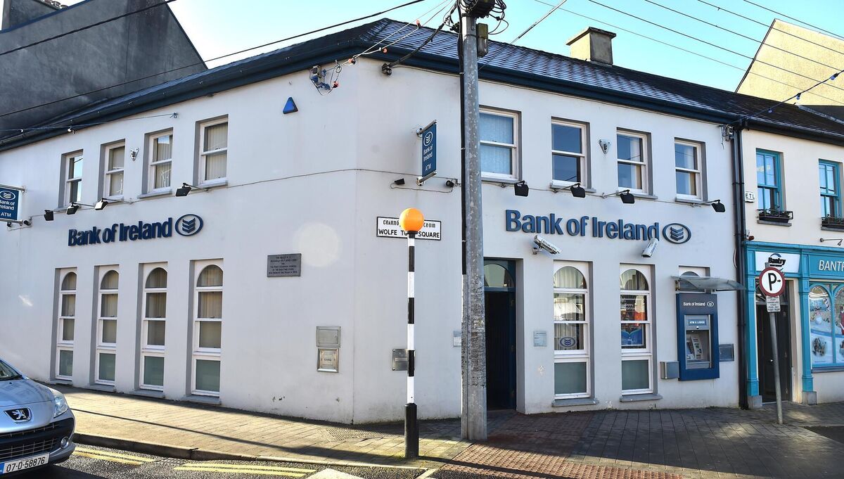 Bank of Ireland's presence in Bantry, Co Cork, along with 102 other locations across the island of Ireland, is set to cease. Picture: Dan Linehan