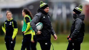 <p>Ireland Women's head coach Adam Griggs. Picture: INPHO/Ryan Byrne</p>