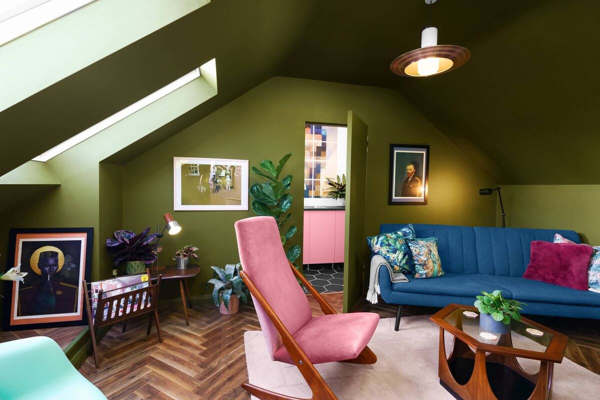 The attic space.