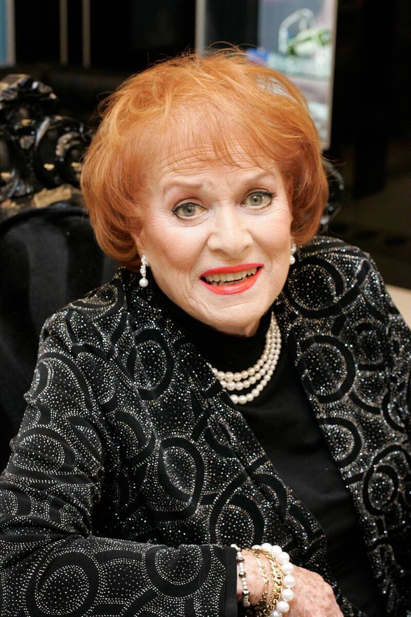 Hollywood legend, Maureen O'Hara pictured at the Newbridge Silverware Museum of Style Icons on 2010. Picture: Mark Stedman/Photocall Ireland