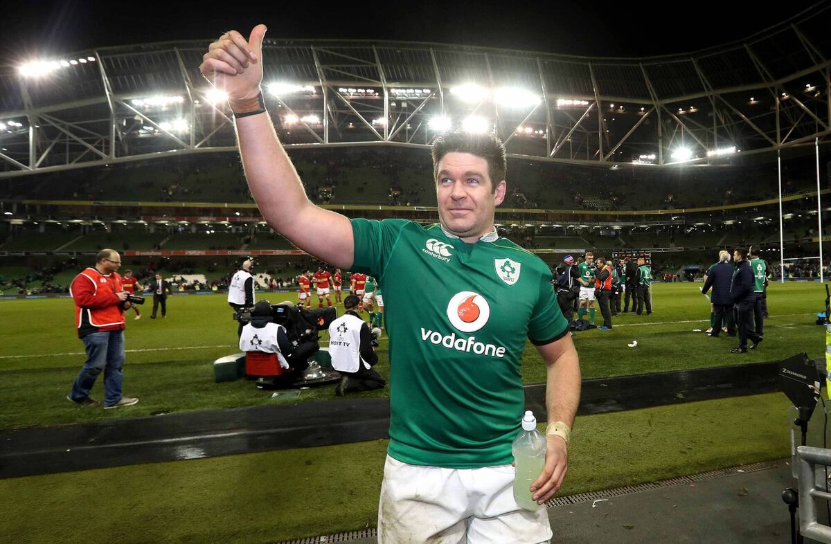 Billy Holland after his one and only cap for Ireland, in an international against Canada. Picture: INPHO/Billy Stickland Billy Holland after his one and only cap for Ireland, in an international against Canada. Picture: INPHO/Billy Stickland