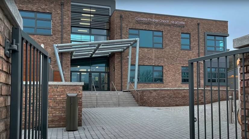 Exterior view of new two-storey wing at Clonakilty Community College following a significant investment of €10.5 million.