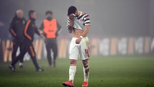 <p>Bruno Fernandes could remain with Manchester United instead of joining Portugal for national team duty later this month (Mike Hewitt/PA)</p>