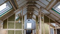 Unfinished residential loft conversion