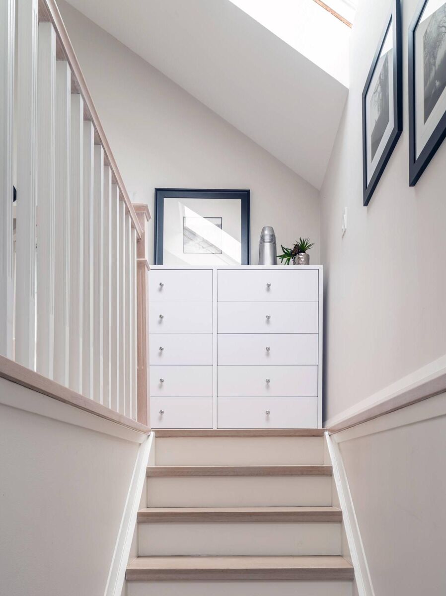 Try to avoid losing the box bedroom to site attic stairs.