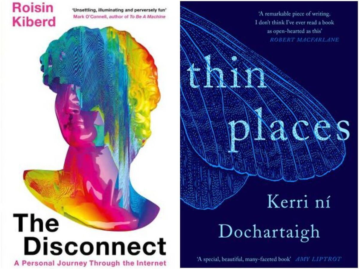 L-R: Roisín Kiberd's The Disconnect, Kerri ní Dochartaigh's Thin Places L-R: Roisín Kiberd's The Disconnect, Kerri ní Dochartaigh's Thin Places