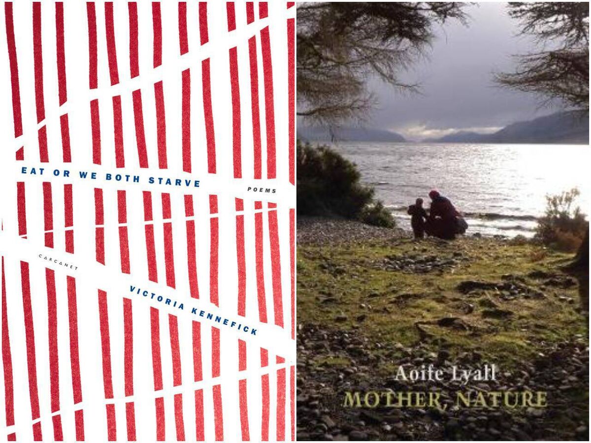 L-R: Victoria Kennefick's Eat or We Both Starve, Aoife Lyall's Mother Nature L-R: Victoria Kennefick's Eat or We Both Starve, Aoife Lyall's Mother Nature