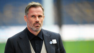 <p>Jamie Carragher has branded Liverpool ‘mentality midgets’ amid an increasingly fractious Premier League title defence (Peter Powell/NMC Pool)</p>