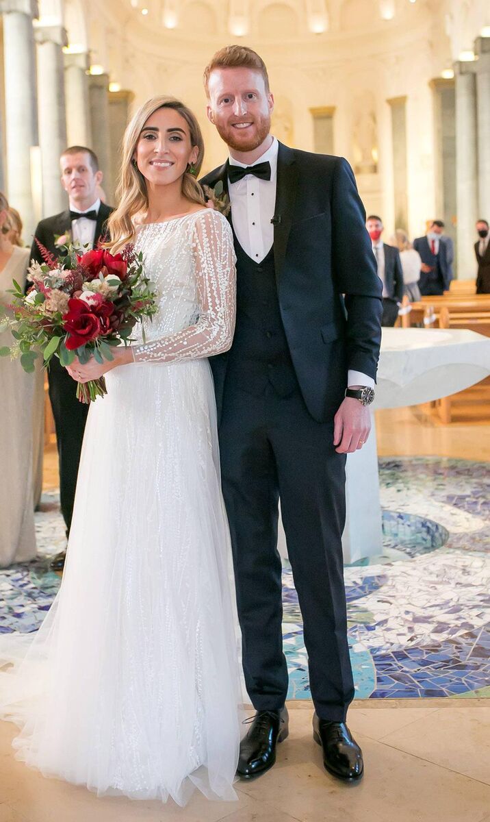 Linda Kelly and Niall Morrissey got married in St Mel's Cathedral in Longford