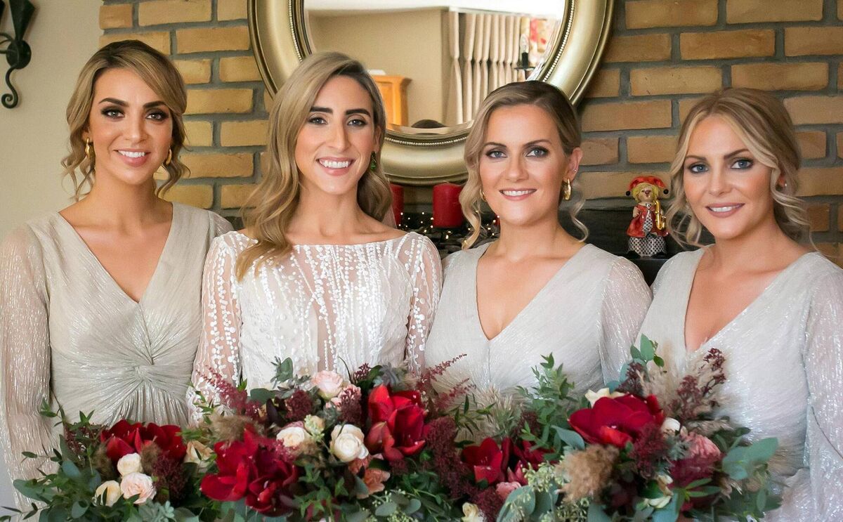 Linda Kelly with Deirdre Gillen, Sophie Dalton and Therese Kelly