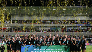<p>New Zealand are the current women’s world champions. Picture: Brian Lawless/PA</p>