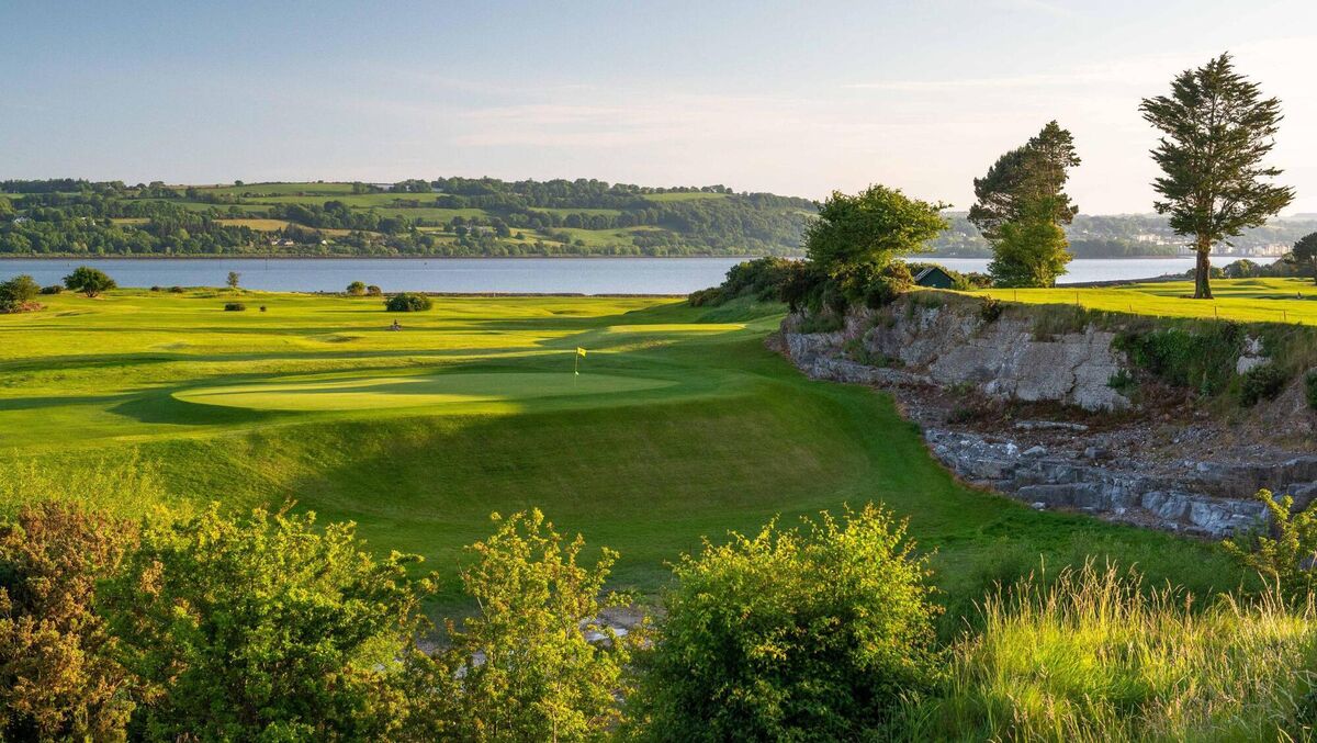 The 8th green at Cork Golf Club, Little Island. Picture: Kevin Markham