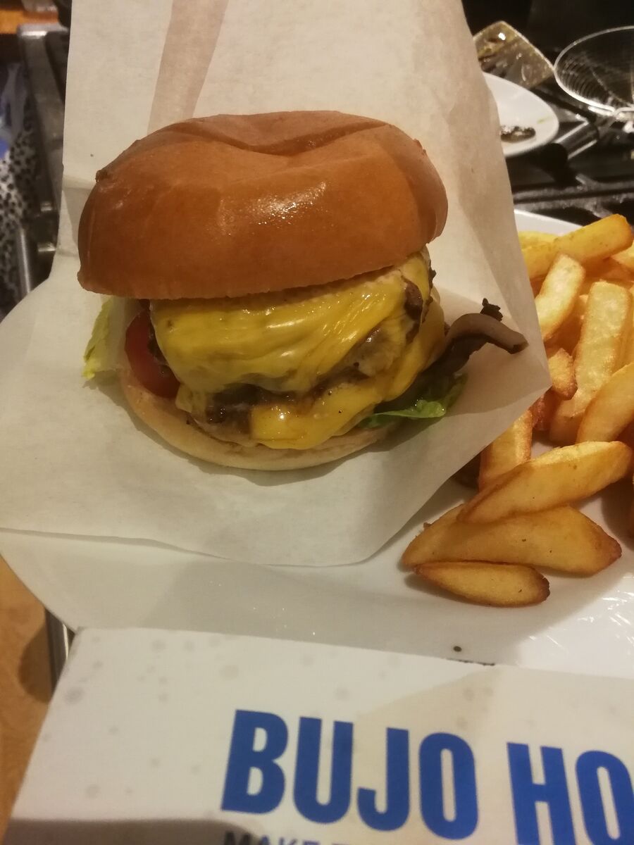 This was the most satisfying burger I’ve tasted since I last visited BuJo in person nearly two years ago. This was the most satisfying burger I’ve tasted since I last visited BuJo in person nearly two years ago.