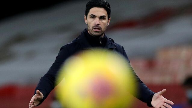 <p>Arsenal manager Mikel Arteta has faith in his long-term project at the club (Peter Cziborra/PA)</p>
