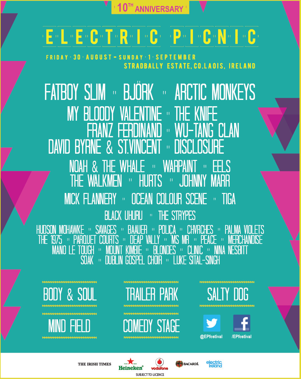 Electric Picnic issues warning about fake tickets