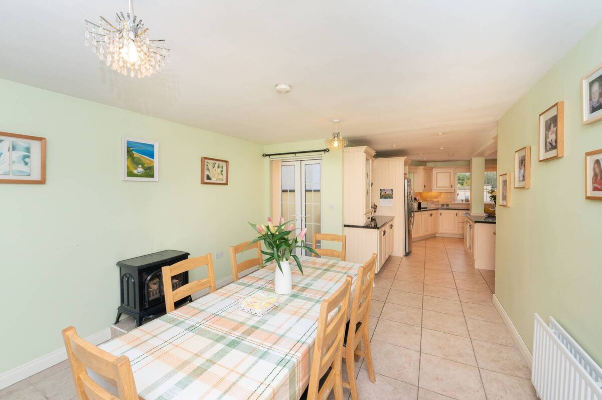 Open plan dining area