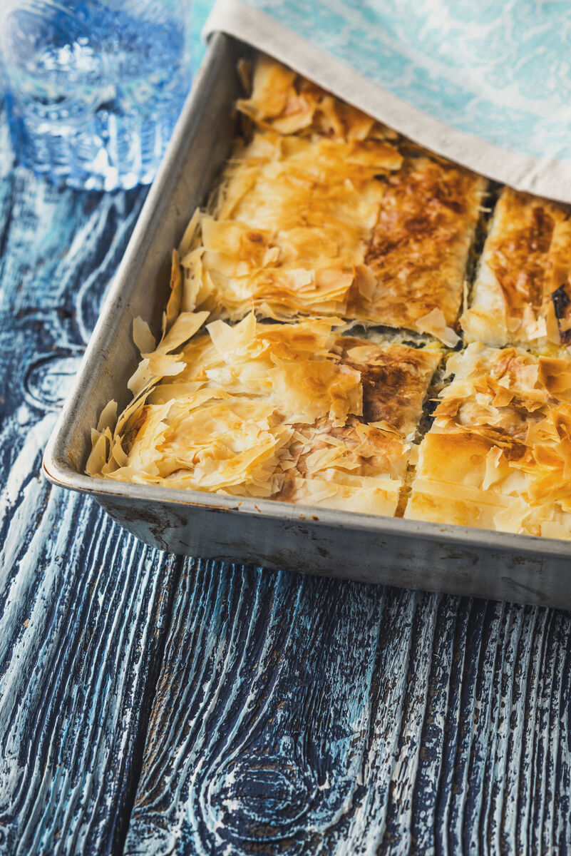 Nettle and spinach pie Nettle and spinach pie