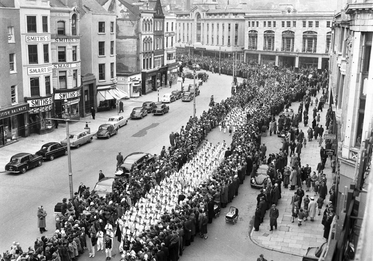 St Patrick's Street on March 17  1959.