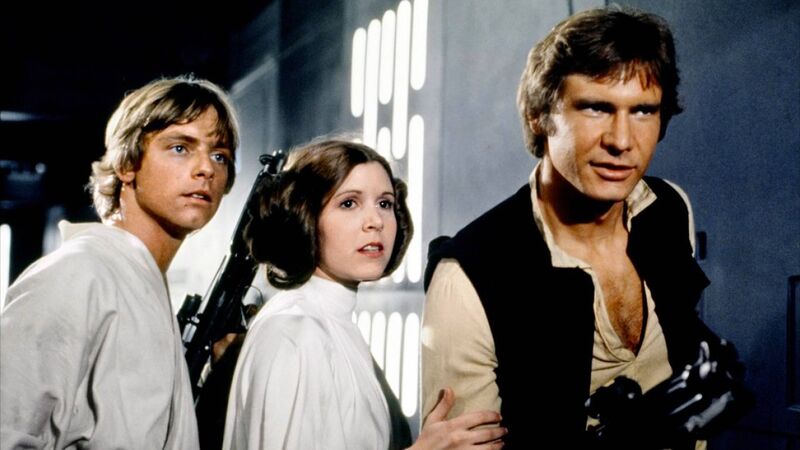 Mark Hammill, Carrie Fisher and Harrison Ford Mark Hammill, Carrie Fisher and Harrison Ford
