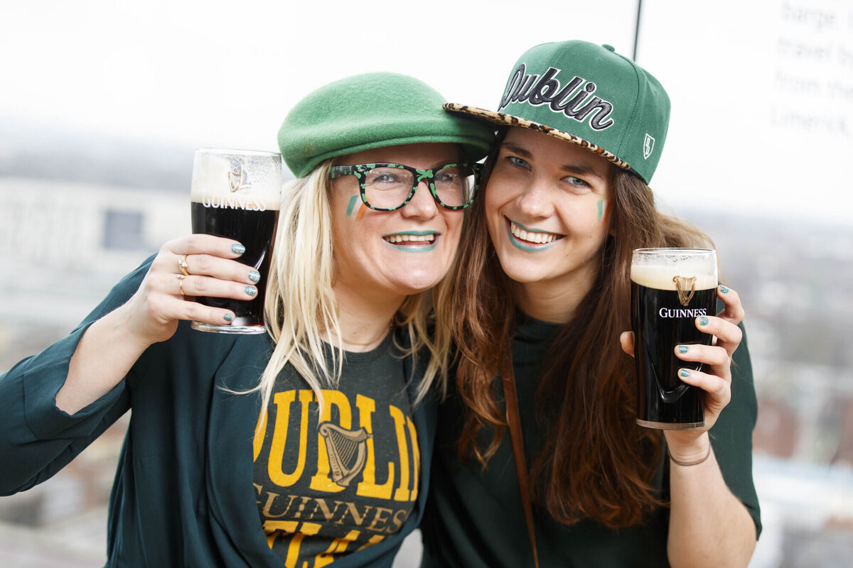 Food and drink is big business on St Patrick's Day. Picture: Andres Poveda
