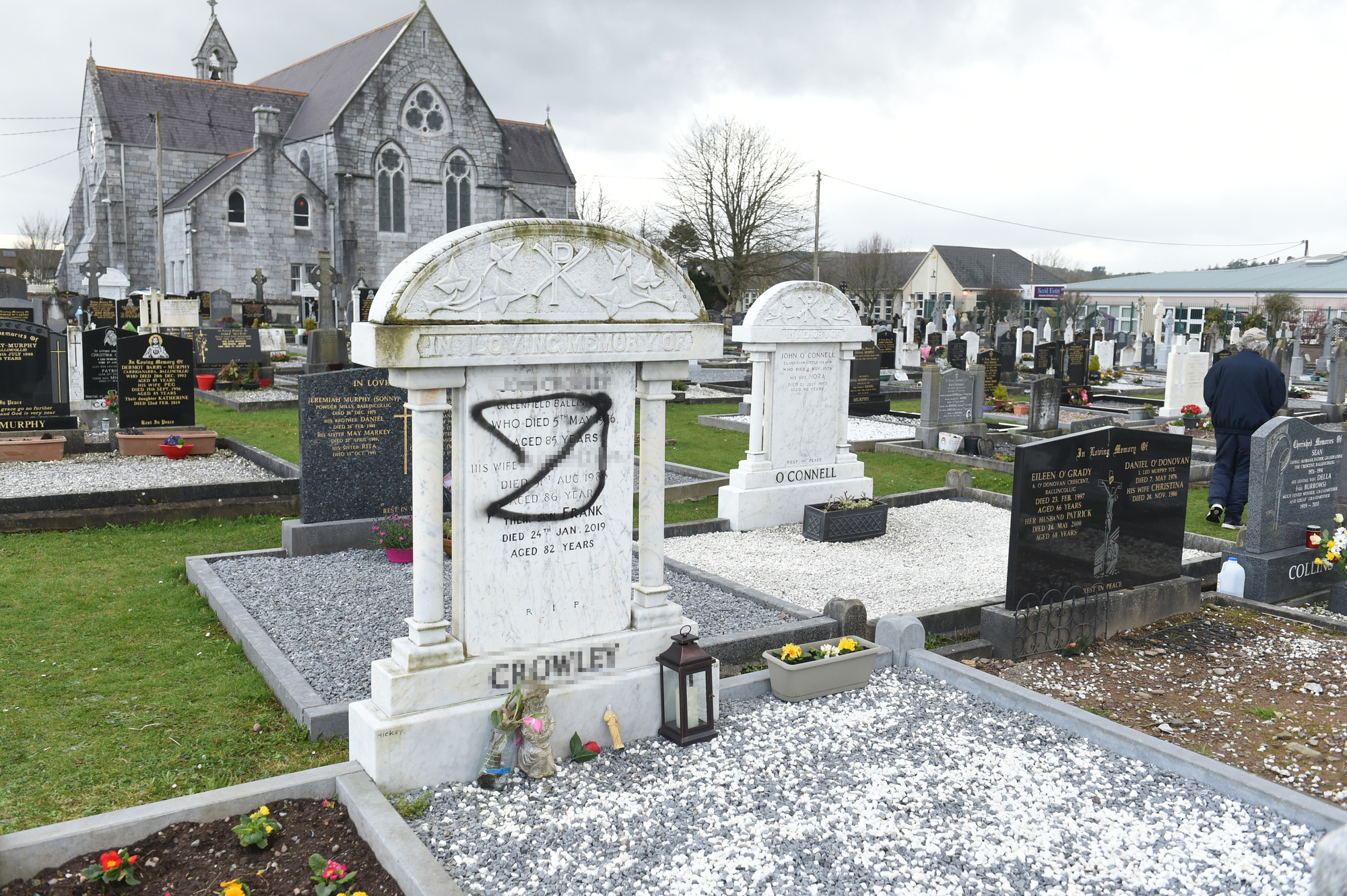 Investigation underway after 'sickening' vandalism in Cork graveyard