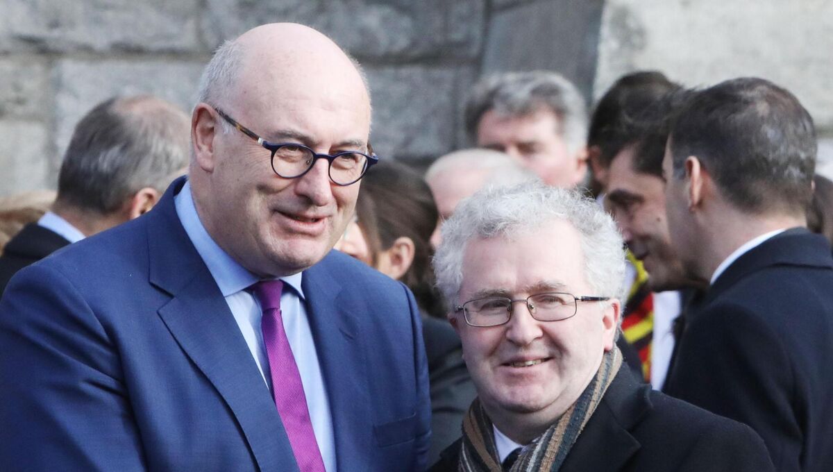 Former European Commissioner Phil Hogan and Mr Justice Seamus Woulfe. The following day, 82 people including a senior minister, an EU Commissioner, a Supreme Court judge and six senators held an event at a hotel in Galway, the fallout of which would last for months. Picture: Leah Farrell/RollingNews.ie Former European Commissioner Phil Hogan and Mr Justice Seamus Woulfe. The following day, 82 people including a senior minister, an EU Commissioner, a Supreme Court judge and six senators held an event at a hotel in Galway, the fallout of which would last for months. Picture: Leah Farrell/RollingNews.ie