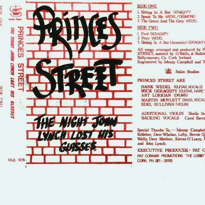 The cassette cover of The Night John Lynch Lost His Glasses, by Princes St. The cassette cover of The Night John Lynch Lost His Glasses, by Princes St.