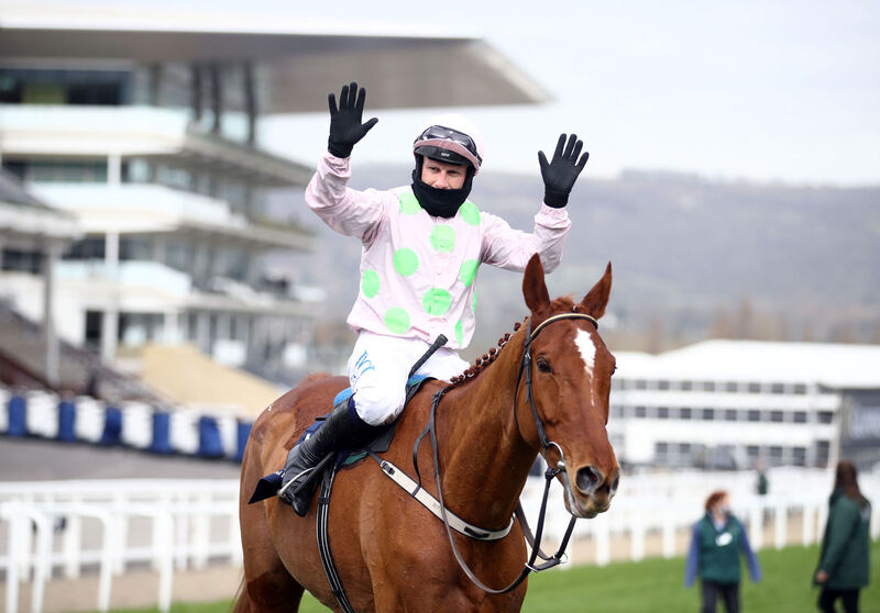 Monkfish ridden by Paul Townend after winning the Brown Advisory Novices' Chase on day two of the Cheltenham Festival at Cheltenham Racecourse. Picture: Tim Goode/PA