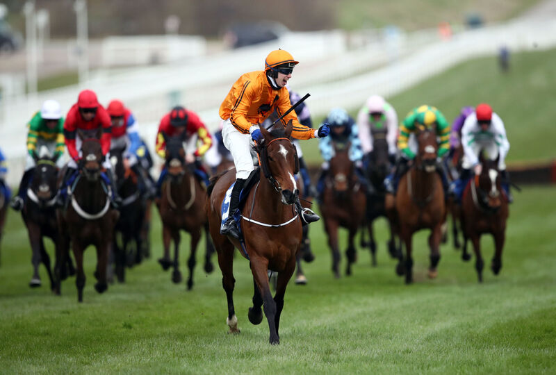 Heaven Help Us ridden by Richard Condon after winning the Coral Cup Handicap Hurdle during day two of the Cheltenham Festival at Cheltenham Racecourse. Picture: Tim Goode/PA