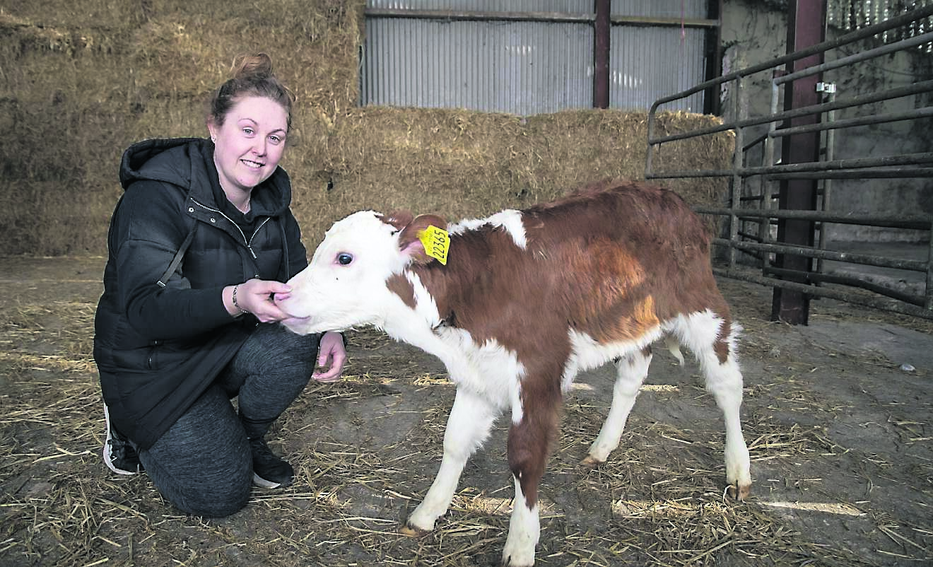 Erin Stack, Moyvane, Co Kerry, will host a calf sale at Listowel Mart on March 24 in memory of her fiancée, John McGrath, who passed away in January. 	Picture: Domnick Walsh
            