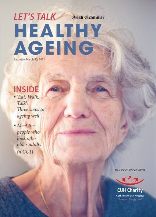 The 'Let's Talk Healthy Ageing' booklet, produced by the Irish Examiner in partnership with Cork University Hospital, was included with the print edition of Saturday, March 20. Above is a link to the booklet in a flickable e-paper format.