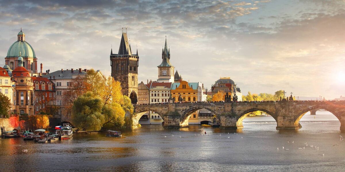 The Vltava river and Charles Bridge in Prague. Picture: iStock