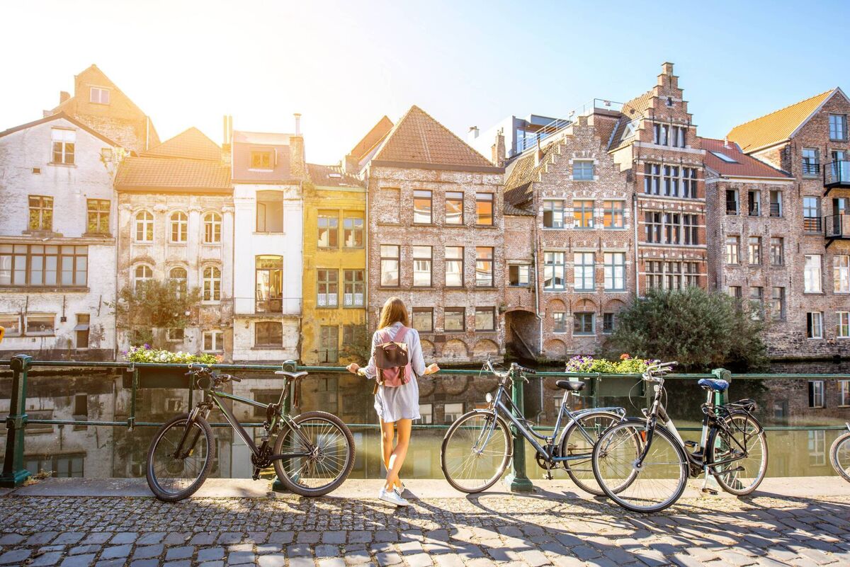 Sunrise view on the water channel in Gent city, Belgium. Picture: iStock