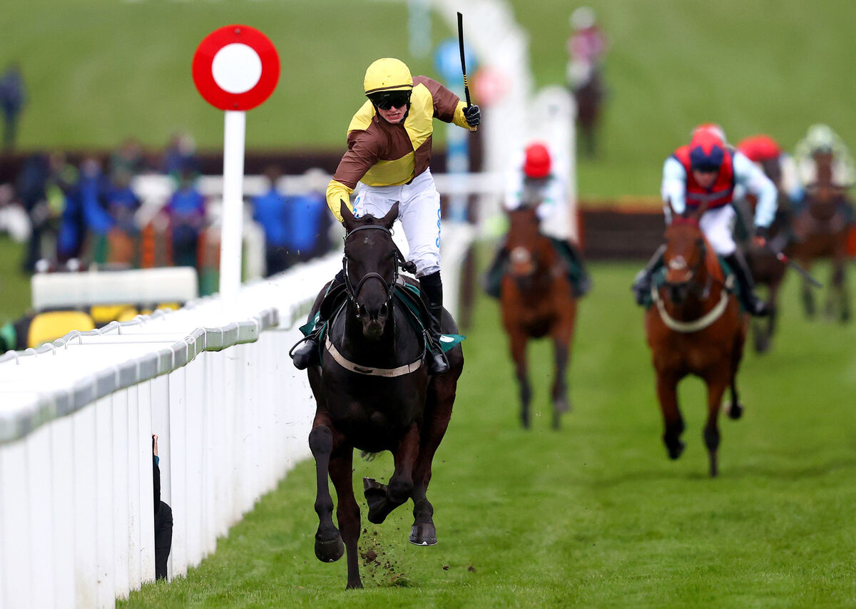 Galopin Des Champs ridden by Sean O'Keeffe crosses the line to win the Martin Pipe Conditional Jockeys' Handicap Hurdle during day four of the Cheltenham Festival at Cheltenham Racecourse. Picture: Michael Steele/PA Galopin Des Champs ridden by Sean O'Keeffe crosses the line to win the Martin Pipe Conditional Jockeys' Handicap Hurdle during day four of the Cheltenham Festival at Cheltenham Racecourse. Picture: Michael Steele/PA