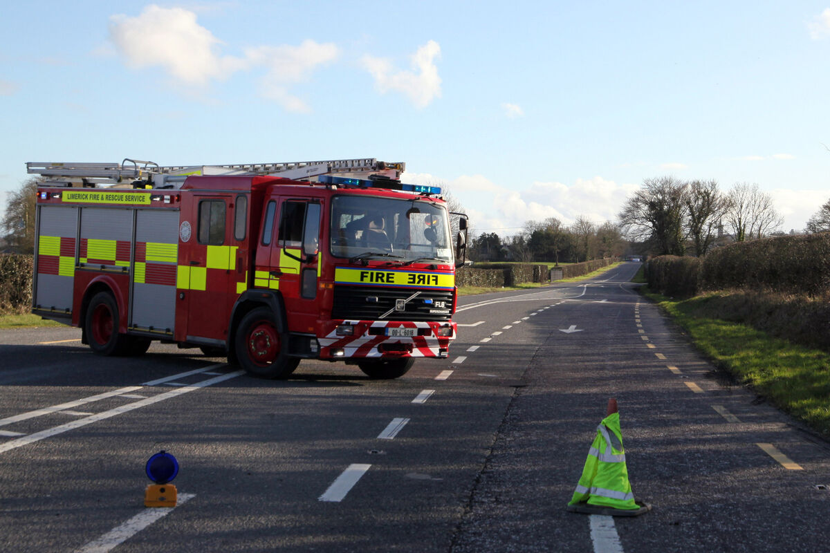  The scene of a fatal car crash on the N20 near  Charleville, County Cork. Picture Brendan Gleeson
