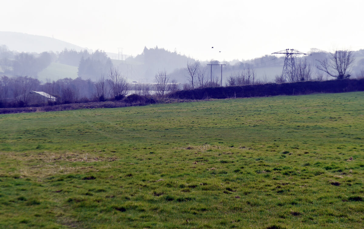 The townland of Ballygarrett near where the motorway will cross over the River Blackwater at the back of Mallow GAA grounds