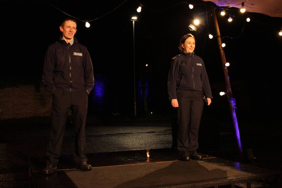 Gardaí Joe Fahy and Sarah McInerney