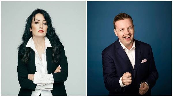 Lacey Moore and Oliver Callan. 