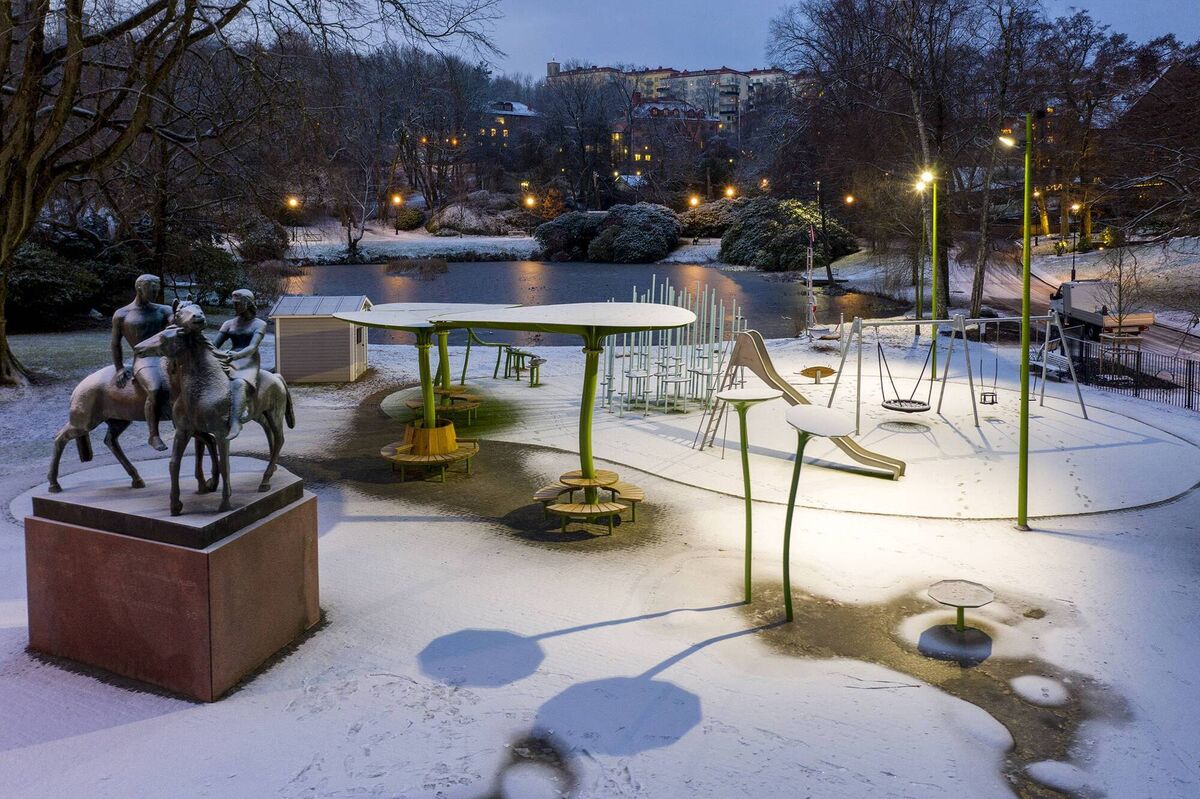 The Rain Gothenburg project, which was designed by Ivarsson to mark the city's 400-year jubilee.